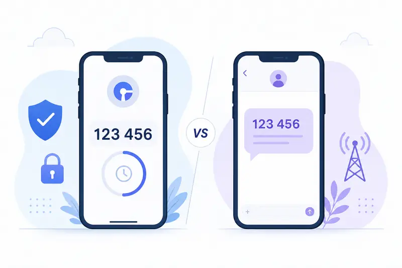 验证器 App 的 TOTP 验证码与短信验证码对比