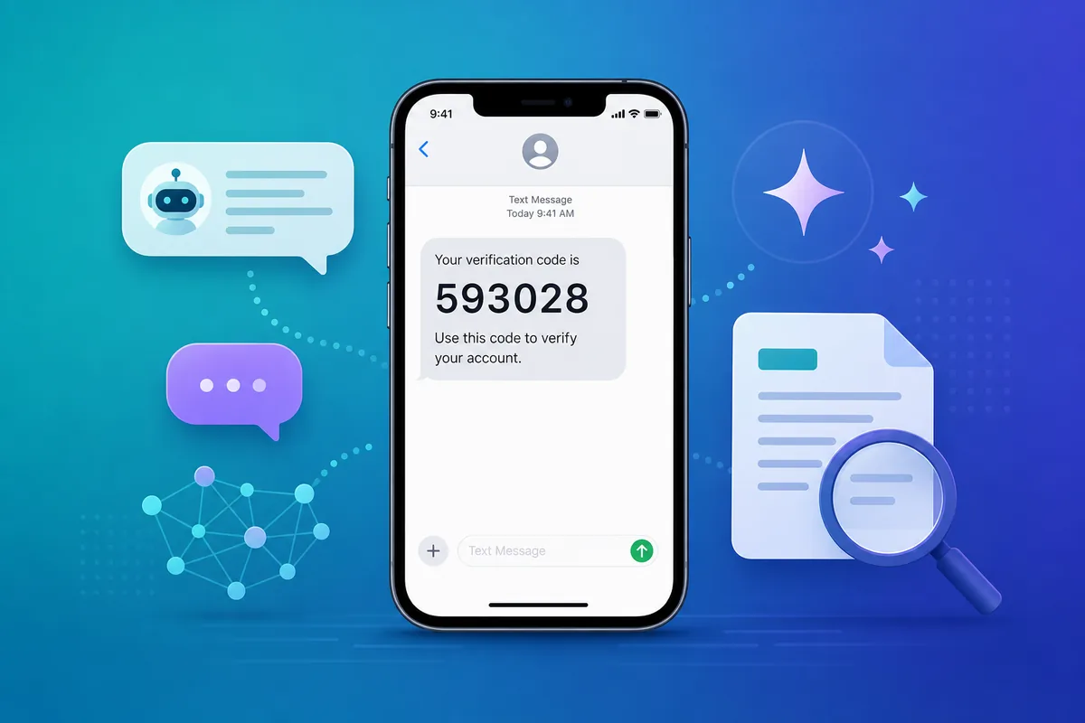 Receiving a Perplexity SMS verification code on a real-SIM number