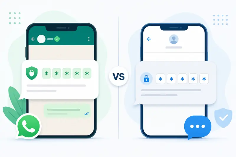 WhatsApp 验证码与短信验证码对比